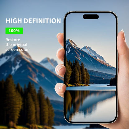 iPhone 13 Mini BLACKTECH AI AUTO 9D Full Cover Tempered Glass - Black