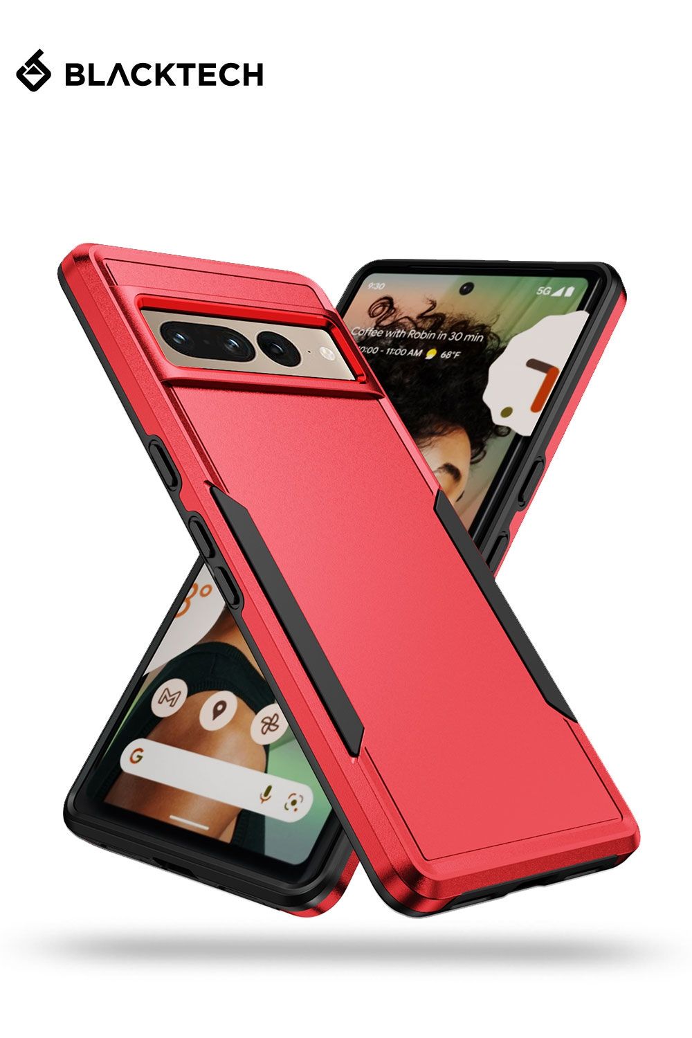 iPhone 16 Pro Max BLACKTECH Commuter - Red