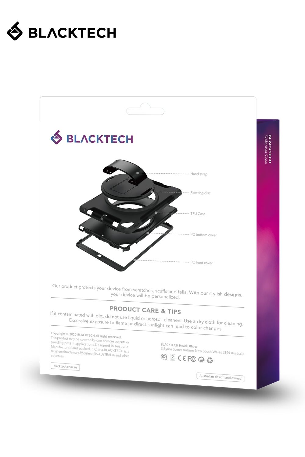 Samsung Galaxy Tab A9 Plus BLACKTECH Defender - Black