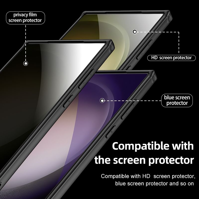 Samsung Galaxy S24 Plus / S25 Plus BLACKTECH Aero Glide (MagSafe Compatible) - Clear