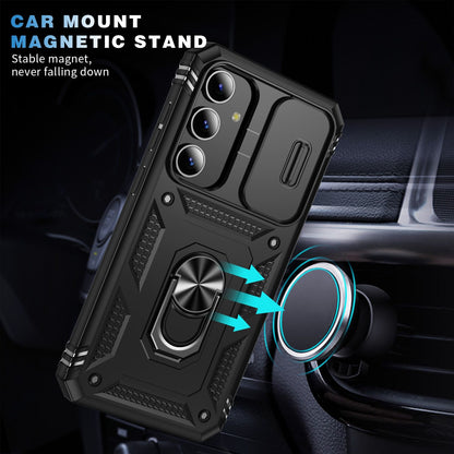 Samsung Galaxy S24 Plus / S25 Plus BLACKTECH Magnetic Flex Shock - Black