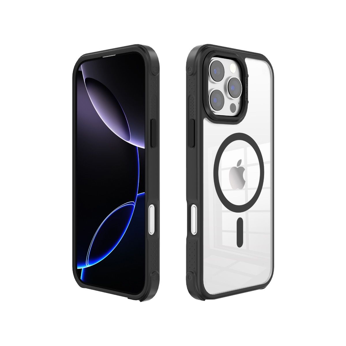 *Priority reserve-Ships early Sep*iPhone 17 Pro Max Q3 Aluminum Camera Frame Case (Magnetic Compatible) - Black