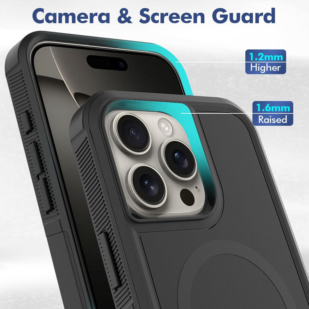 iPhone 17 Pro BLACKTECH Commuter (Magnetic Compatible) - Black