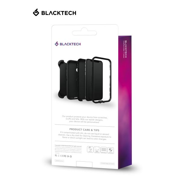 Google Pixel 7 BLACKTECH Defender with Separable Clip - Black