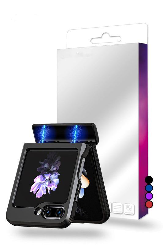 Samsung Galaxy Z Flip 5 Diamond Dazzler ShockProof Rugged Clear Case With Hinge