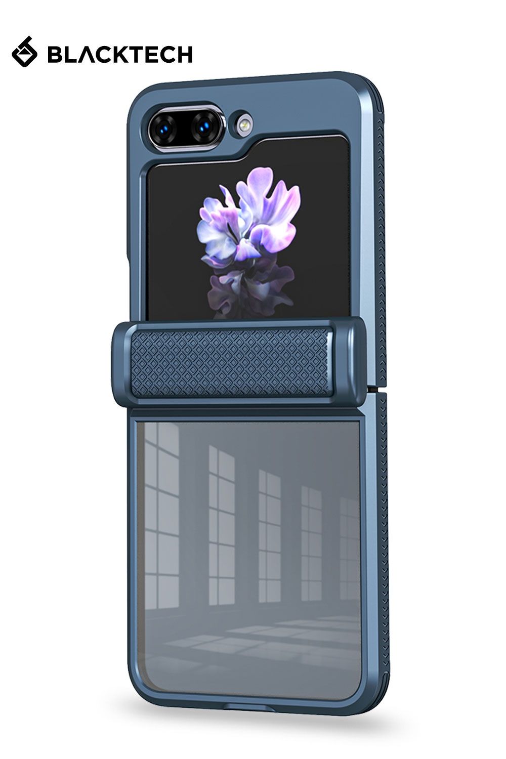 Samsung Galaxy Z Flip 6 / 7 FE BLACKTECH Diamond Dazzler - Navy