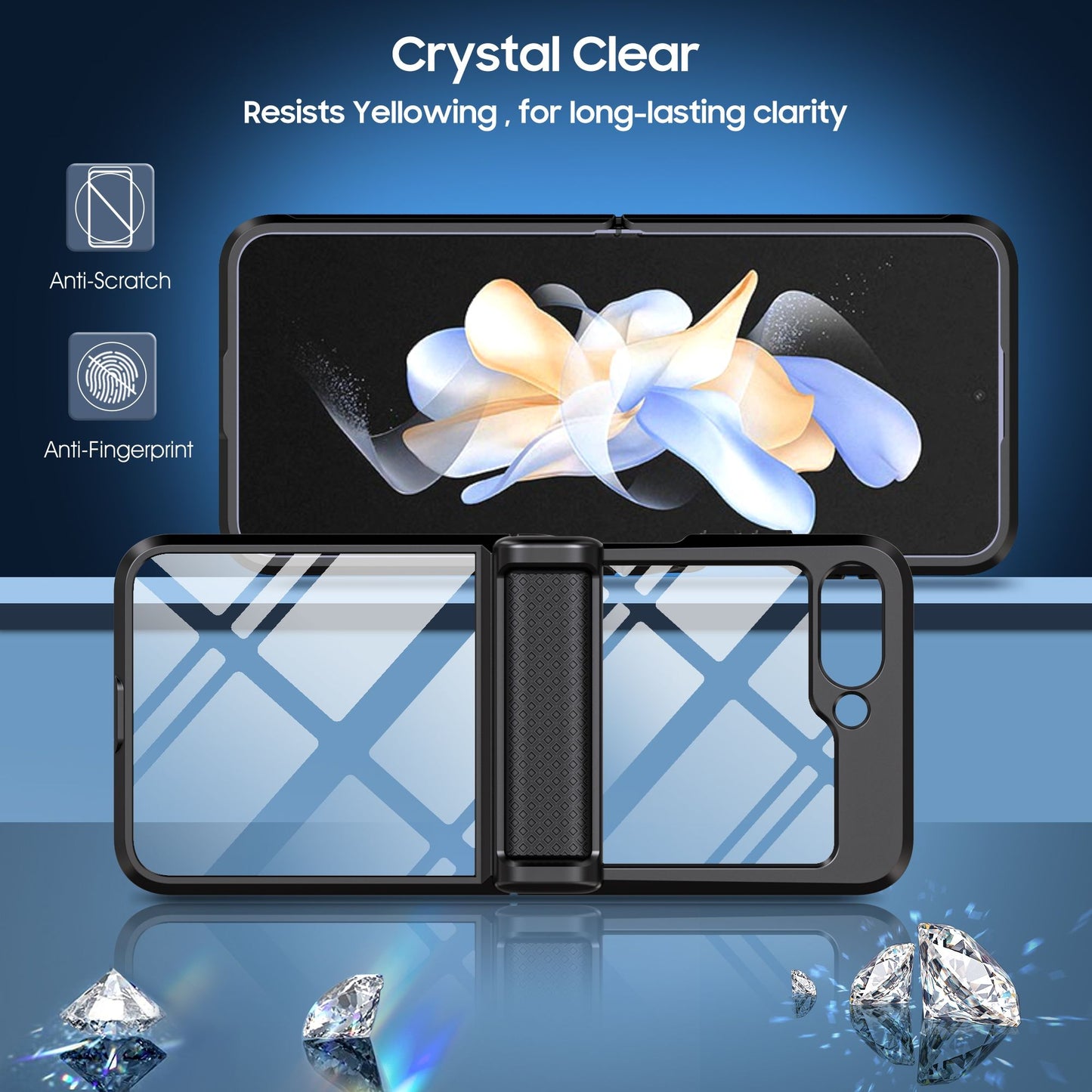 Samsung Galaxy Z Flip 6 / 7 FE BLACKTECH Diamond Dazzler - Purple