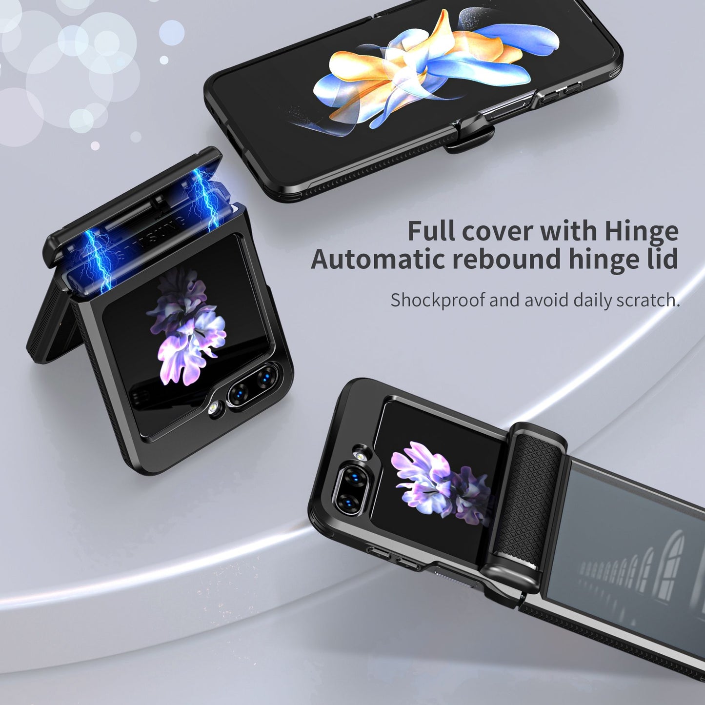 Samsung Galaxy Z Flip 6 / 7 FE BLACKTECH Diamond Dazzler - Black