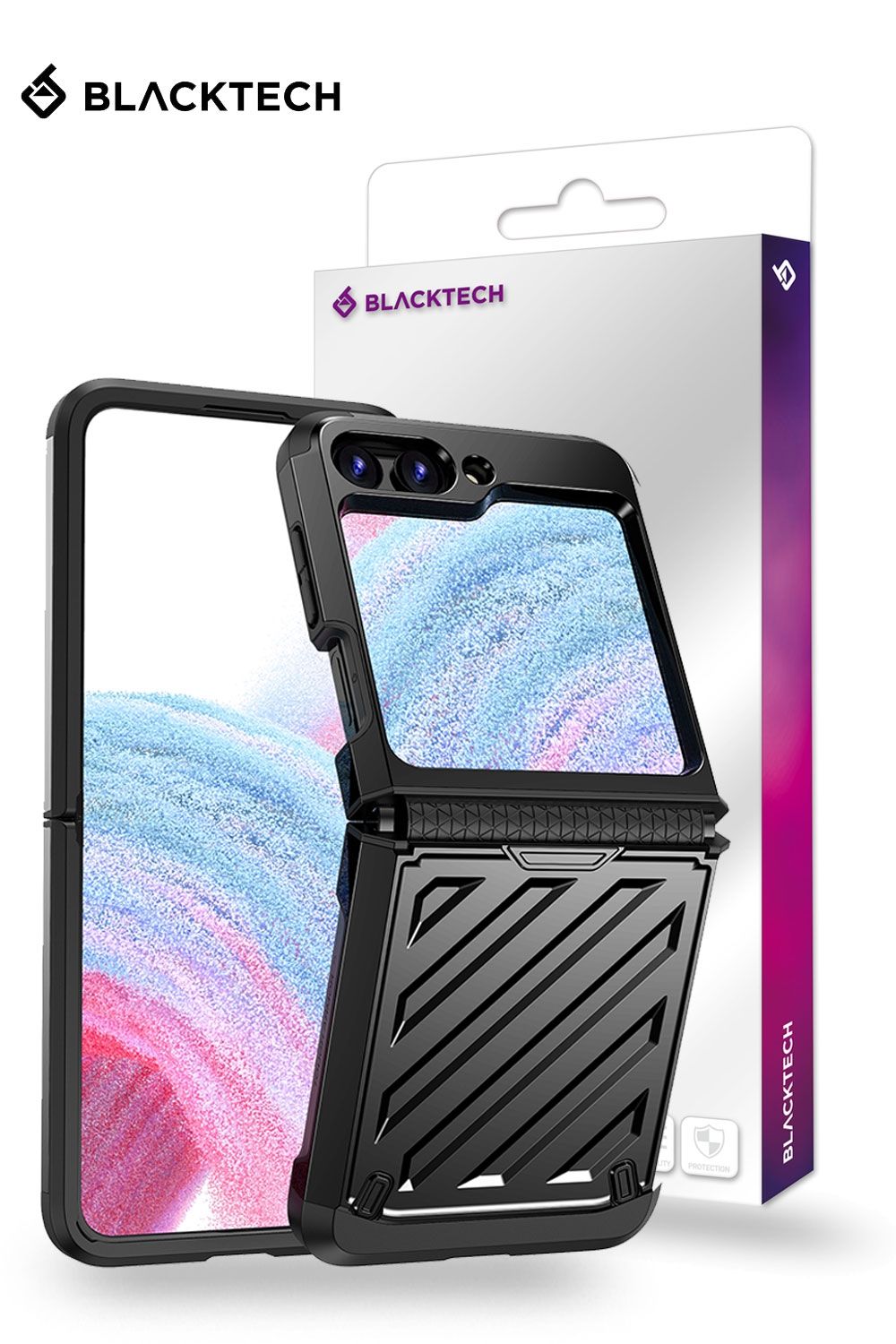 Samsung Galaxy Z Flip 6 / 7 FE BLACKTECH Vibrance - Black