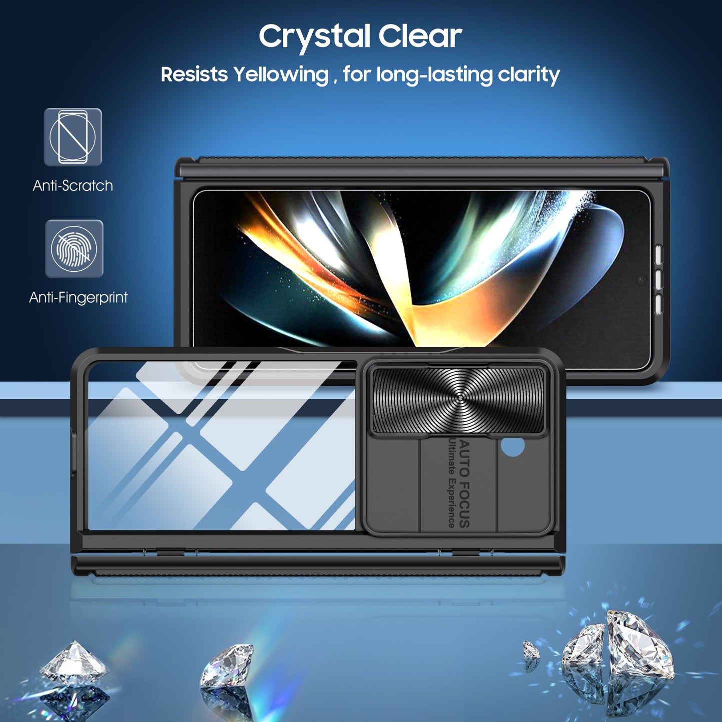 Samsung Galaxy Z Fold 6 BLACKTECH Diamond Dazzler - Red