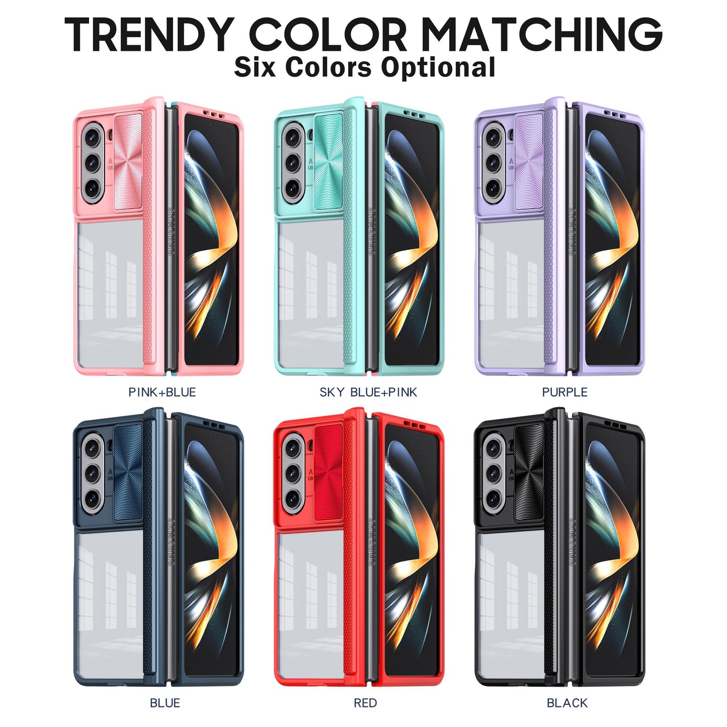 Samsung Galaxy Z Fold 5 BLACKTECH Diamond Dazzler - Red