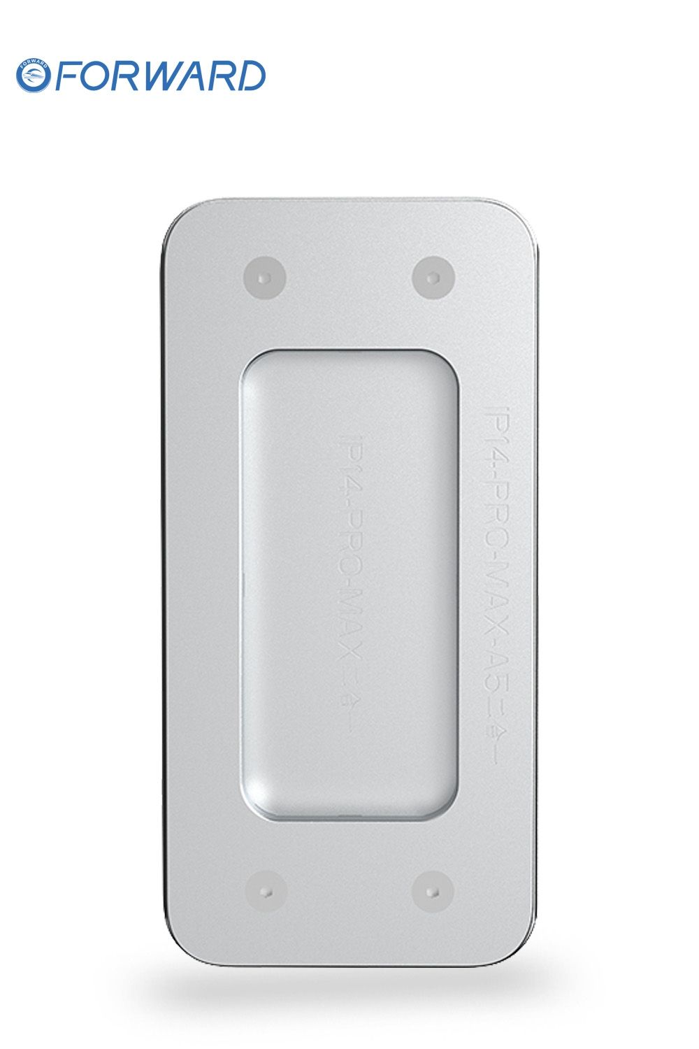 iPhone 15 Pro Max Forward 3D Custom Sublimation 2 in 1 Coated Phone Case Mold - Silver