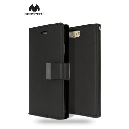 iPhone 11 Pro Goospery Mercury Rich Diary - Black / Black