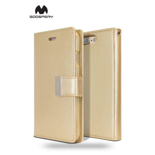 iPhone 14 Pro Goospery Mercury Rich Diary - Gold