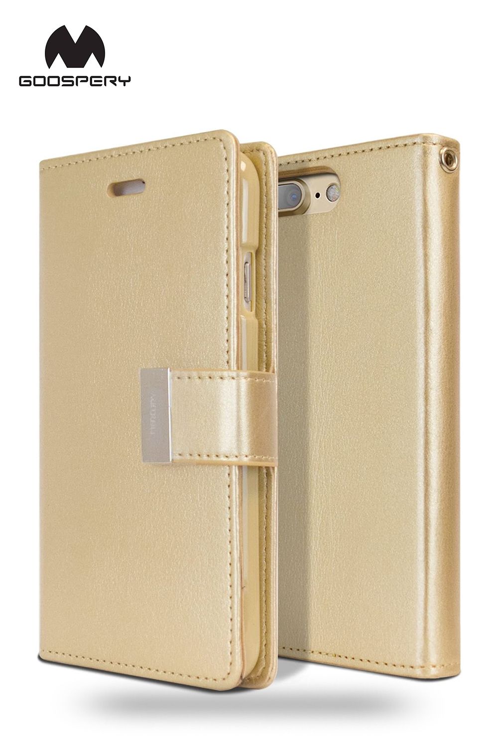 Samsung Galaxy S22 Plus Goospery Mercury Rich Diary - Gold