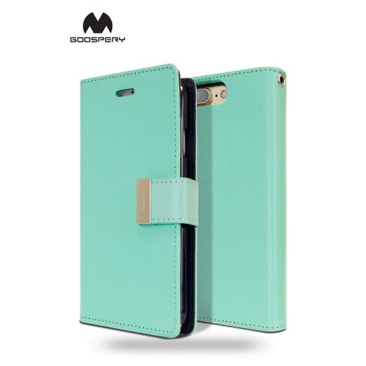 iPhone 14 Pro Goospery Mercury Rich Diary - Mint