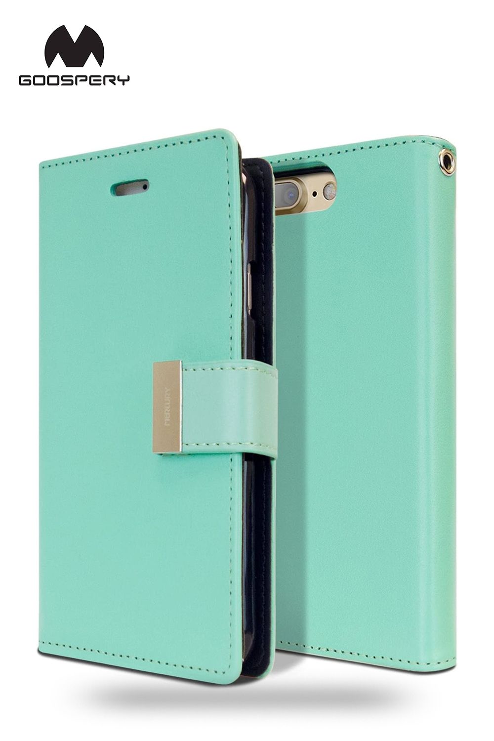 iPhone 15 Goospery Mercury Rich Diary - Mint