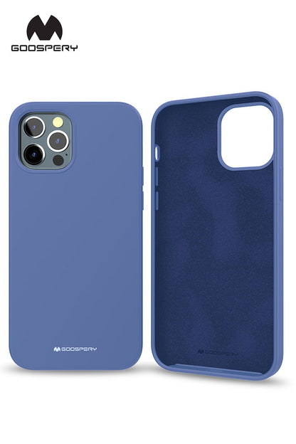Samsung Galaxy S22 Ultra Goospery Mercury Silicone Case - Blue