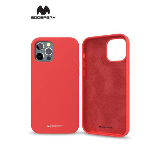 iPhone 14 Pro Goospery Mercury Silicone Case - Red