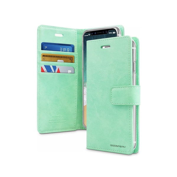 Samsung Galaxy S22 Goospery Mercury Blue Moon Diary - Mint