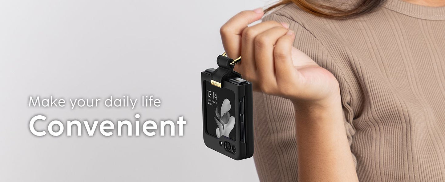 Samsung Galaxy Z Flip 5 Goospery Mercury New Ring Fard - Pink