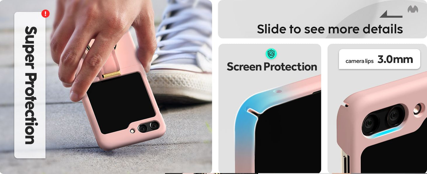 Samsung Galaxy Z Flip 6 / 7 FE Goospery Mercury New Ring Fard - Pink