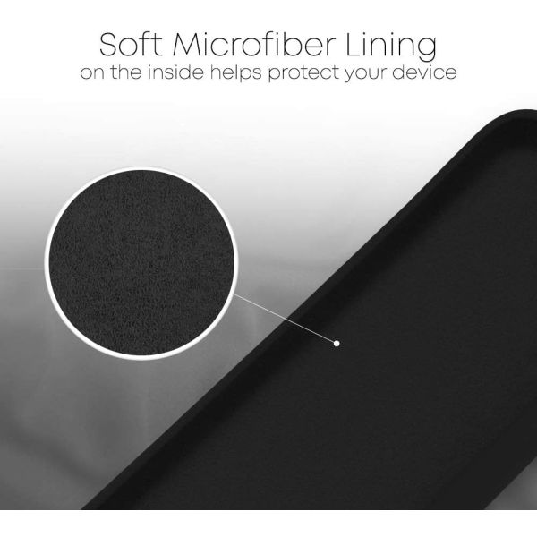 iPhone 13 Goospery Mercury Silicone Case - Black