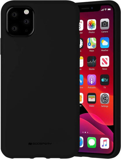 Samsung Galaxy A32 5G Goospery Mercury Liquid Silicone Case - Black