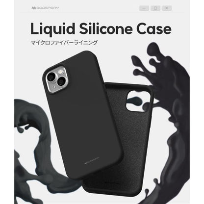 iPhone 13 Goospery Mercury Silicone Case - Black