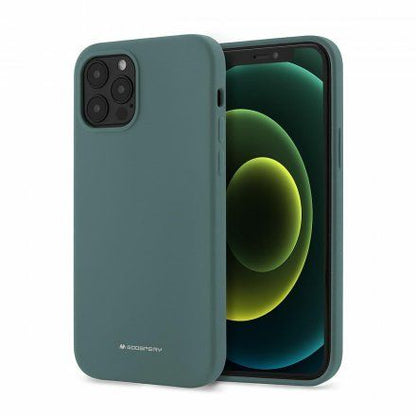 iPhone 14 Plus Goospery Mercury Silicone Case - Green