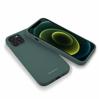 iPhone 16 Goospery Mercury Silicone Case - Green