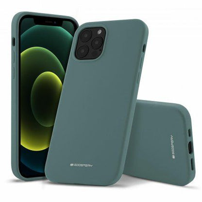 iPhone 14 Pro Max Goospery Mercury Silicone Case - Green