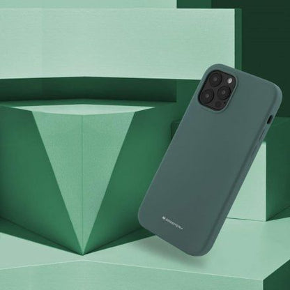 iPhone 15 Pro Max Goospery Mercury Silicone Case - Green