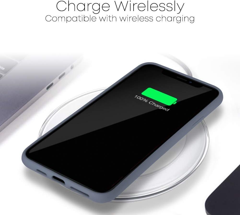 iPhone 15 Pro Goospery Mercury Silicone Case - Lavender Grey