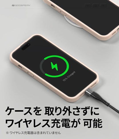 Samsung Galaxy S22 Plus Goospery Mercury Silicone Case - Pink Sand