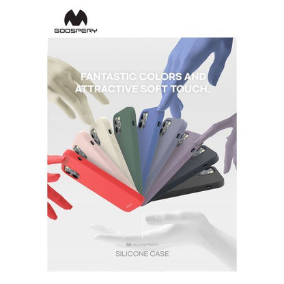 iPhone 13 Pro Goospery Mercury Silicone Case - Blue