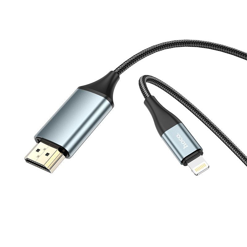 Hoco For iPhone iPad To HDMI Digital 4k TV / Monitor/ Projector Adapter 2M Cable AU