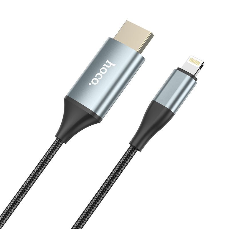 Hoco For iPhone iPad To HDMI Digital 4k TV / Monitor/ Projector Adapter 2M Cable AU