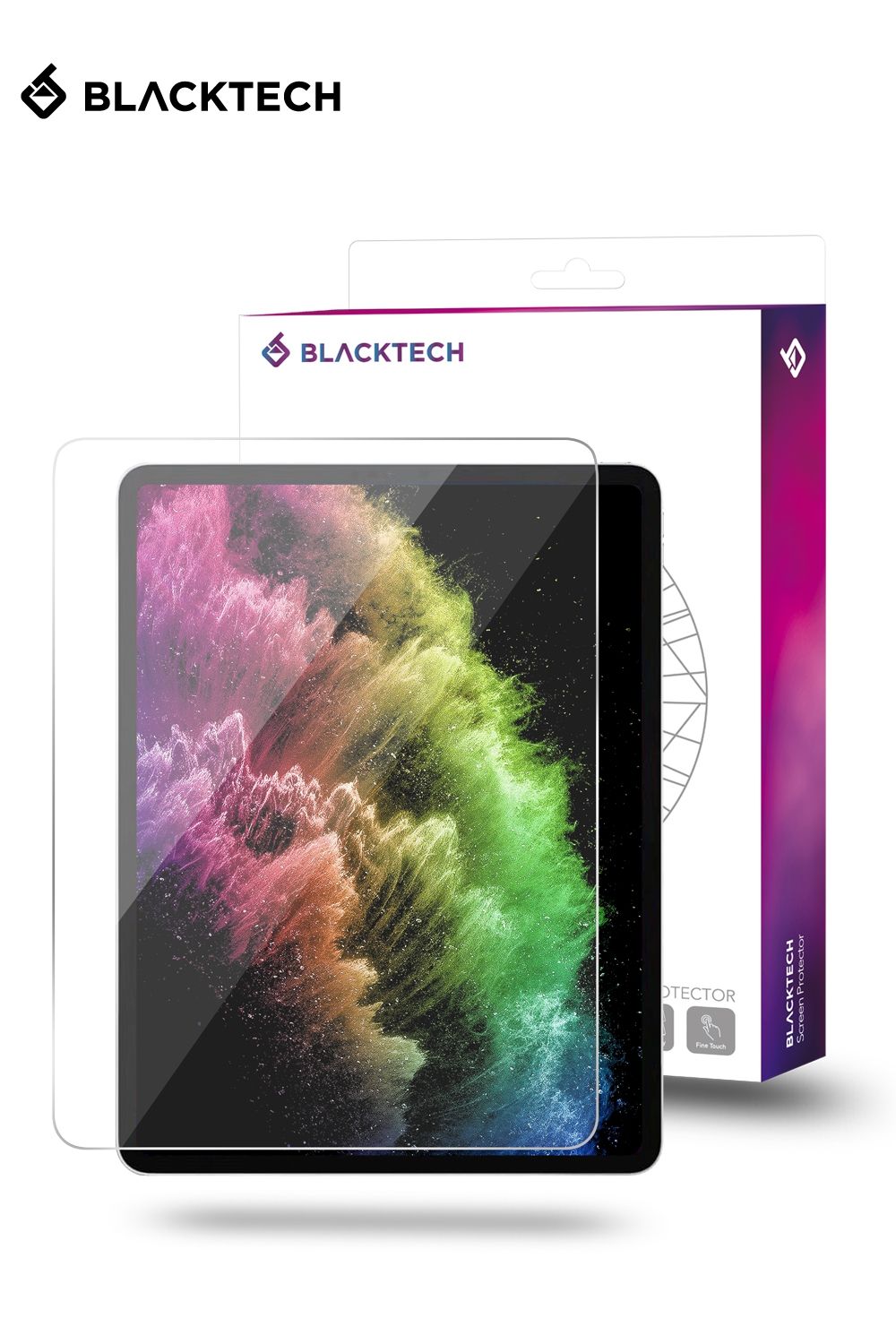 Samsung Galaxy Tab S7 FE BLACKTECH Tempered Glass - Clear