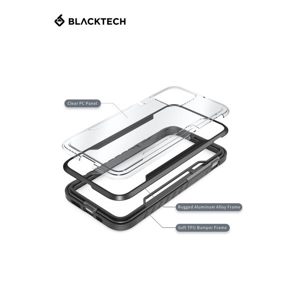 iPhone 14 Pro Max BLACKTECH Defense Shield Aluminum Alloy - Iridescent
