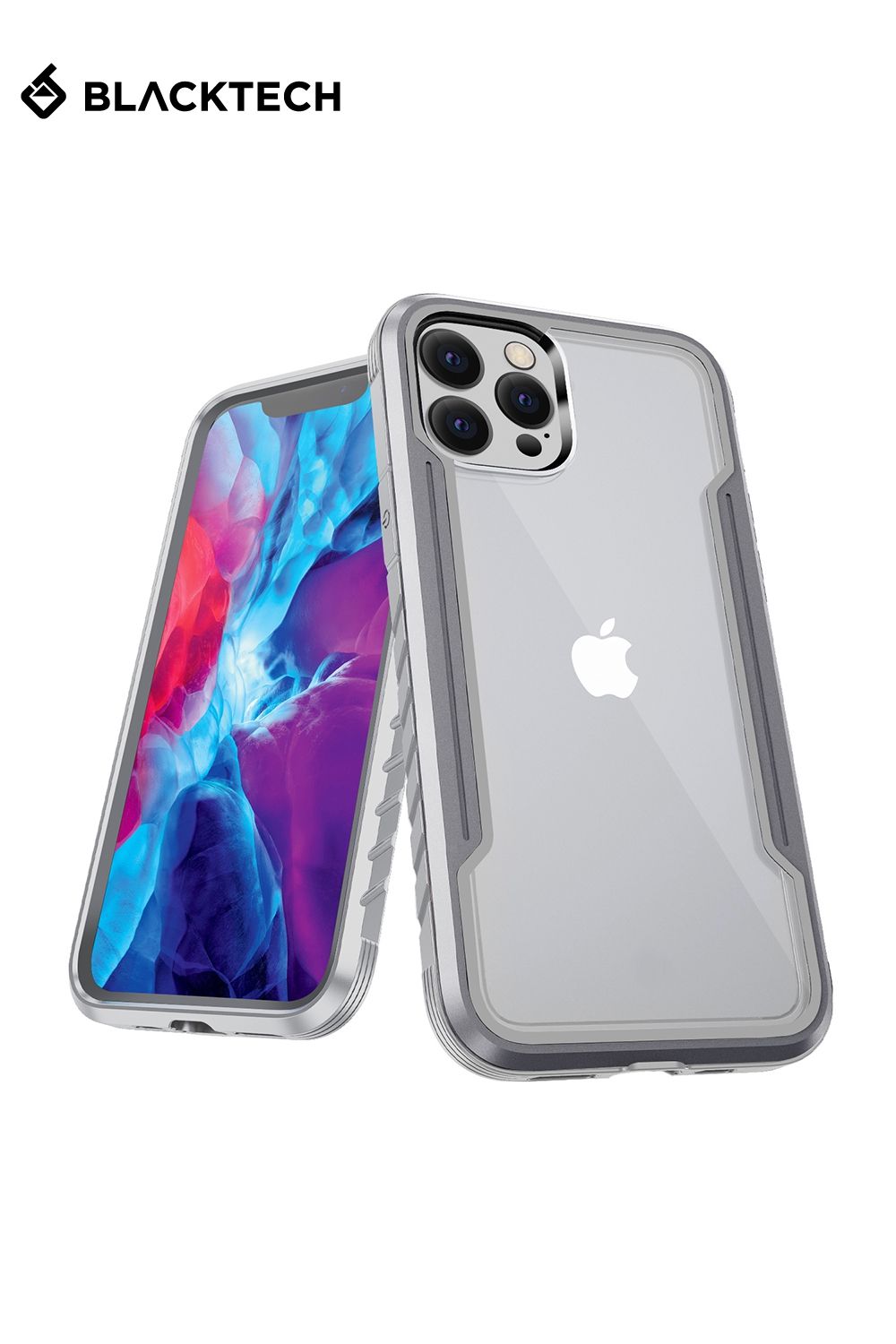 iPhone 14 Plus BLACKTECH Defense Shield Aluminum Alloy - Grey