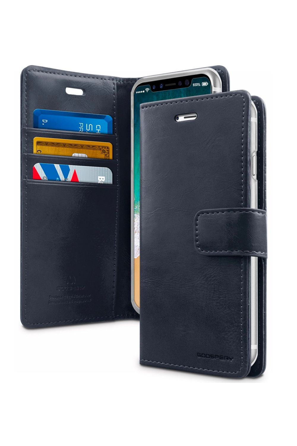 Samsung Galaxy S22 Plus Goospery Mercury Blue Moon Diary - Navy