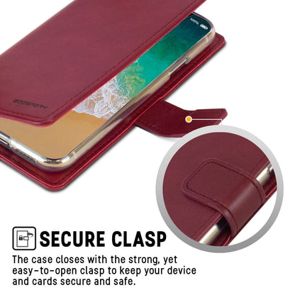 Samsung Galaxy S22 Ultra Goospery Mercury Blue Moon Diary - Wine
