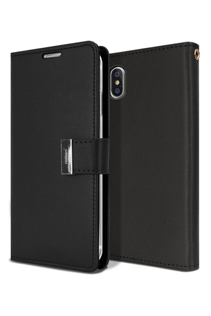 iPhone 13 Pro Goospery Mercury Rich Diary - Black
