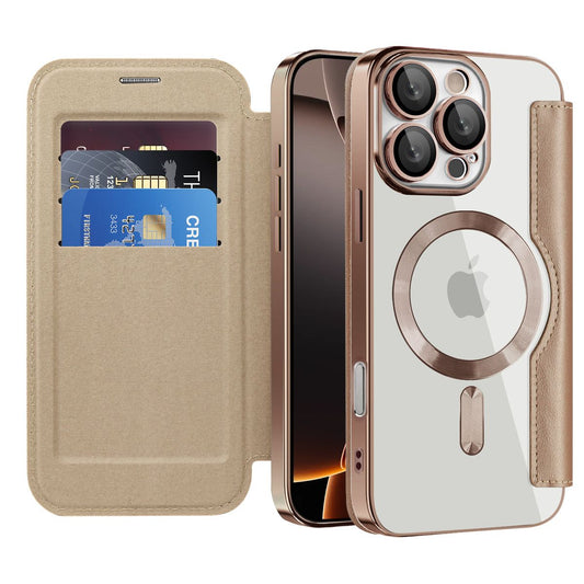 *Priority reserve-Ships early Sep*iPhone 17 Air BLACKTECH Leather Lux (Magnetic Compatible) - Gold