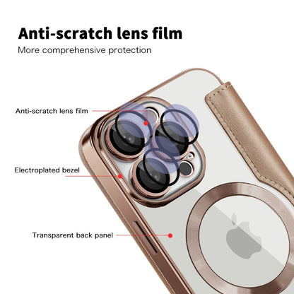 *Priority reserve-Ships early Sep*iPhone 17 Air BLACKTECH Leather Lux (Magnetic Compatible) - Gold