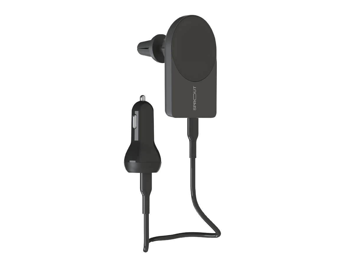 Sprout QI2 Magnetic Wireless Car Charger Black