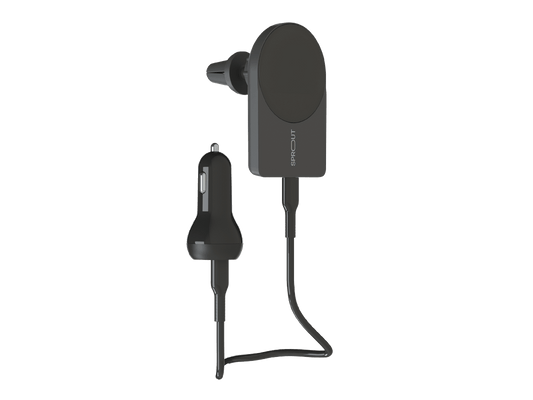 Sprout QI2 Magnetic Wireless Car Charger Black