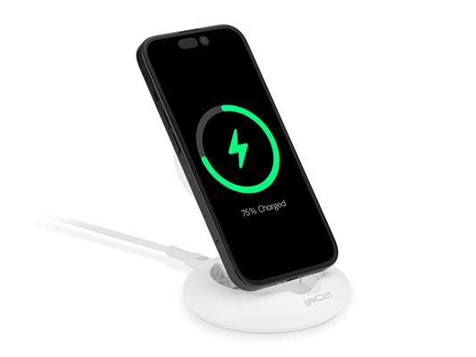 Sprout QI2 Foldable Wireless Charger White