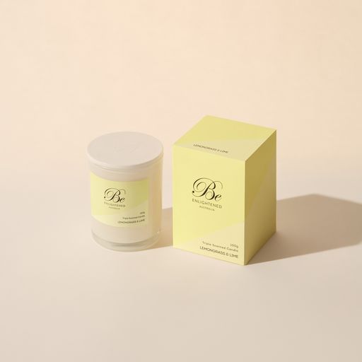 Lemongrass Petite Triple Scented Candle 1 Wick 100g